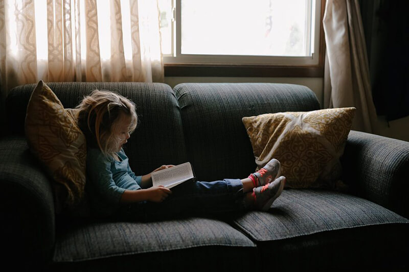 Child Read a Book