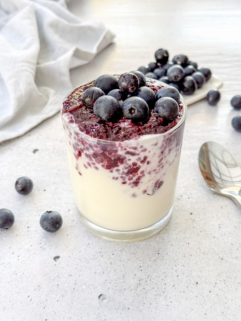 Yoghurt with Blueberry Chia Jam